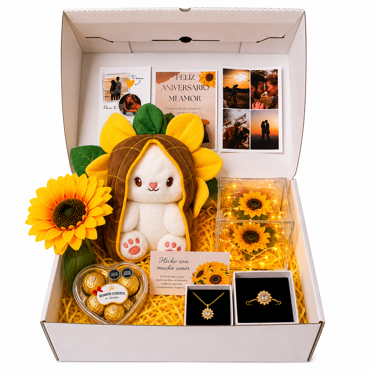 Box girasol Conejo Girasol